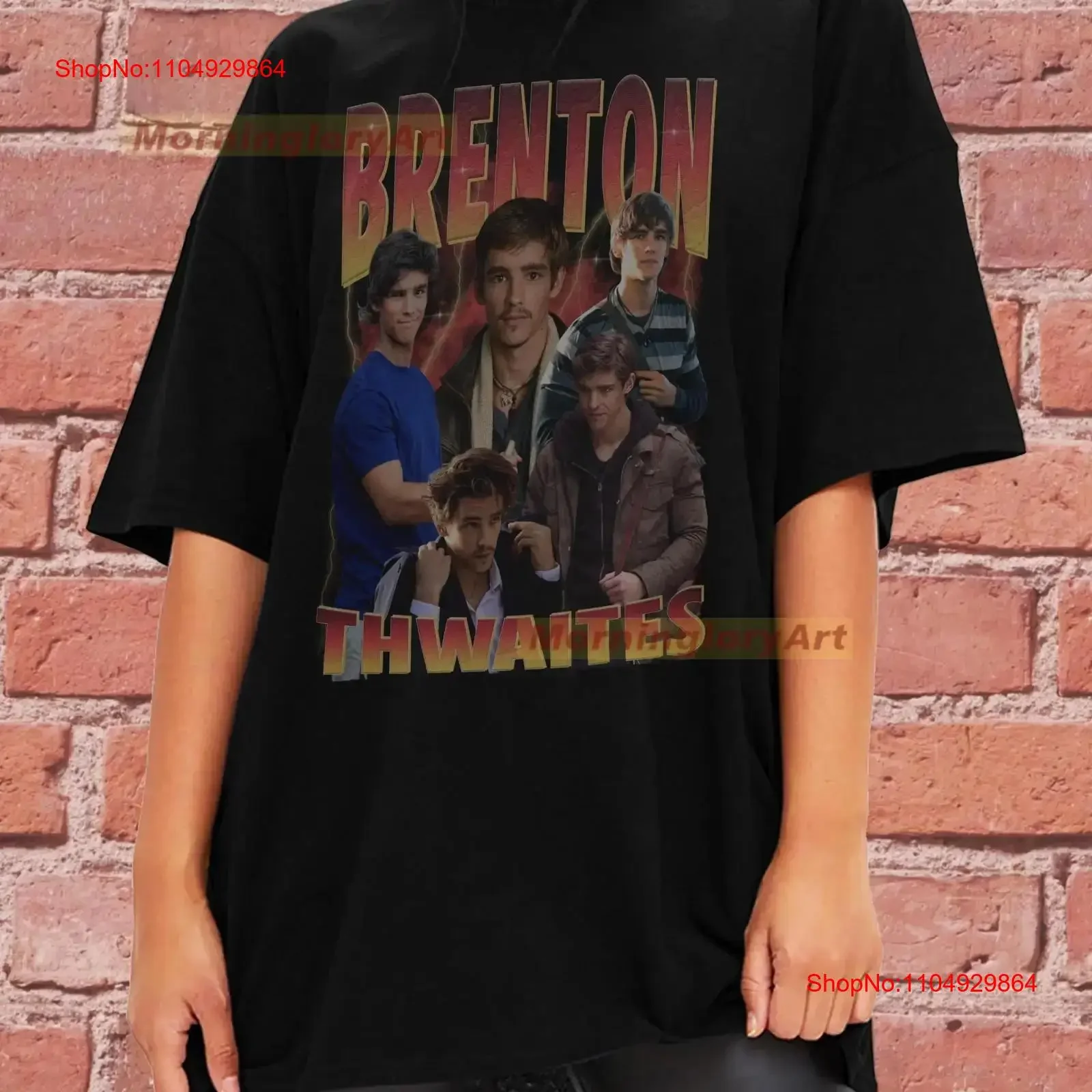 Brenton Thwaites camiseta SweaT suéter ropa de algodón BT03 vintage lavado estirado gráfico ligeramente cómodo homme elegante