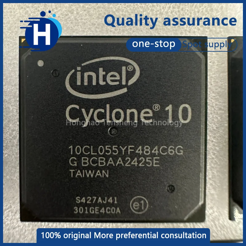1 piece of high-quality 10CL055YF484C6G, 10CL055YF484 BGA-484 package, field-programmable gate array (FPGA) chip