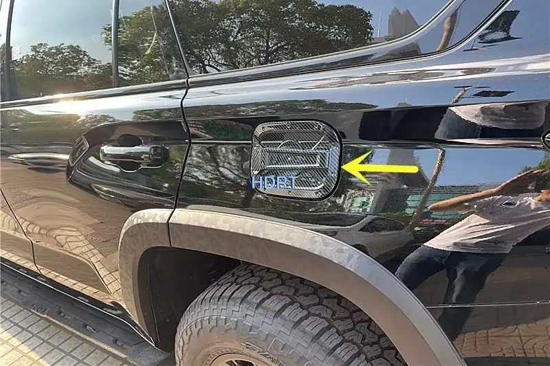 

Car Styling Protector Decoration Accessories For Toyota Sequoia 2023 + Exterior Sticker Fuel Tank Cap Cover Trim Frame