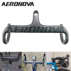 AERONOVA Integrated Carbon Handlebar Road Bike 28.6mm Cycling Bicycle handlebar UD Matte 90/100/110/120mm Bike accessories