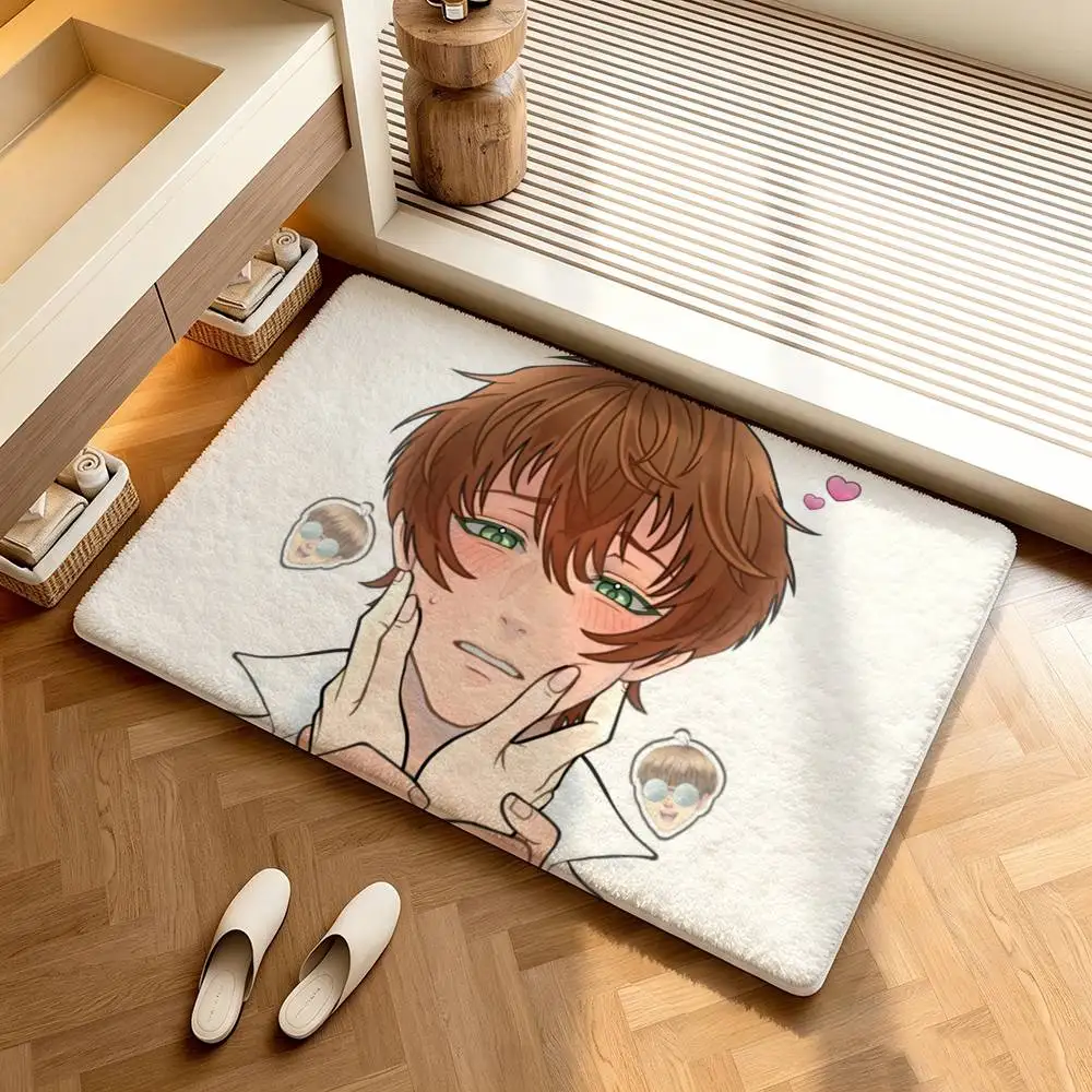 GAME Kentin Cdm  Shower Room Small Carpet Floor Mat  Absorbent Foot Mat Decorative Mat Soft and Comfortable