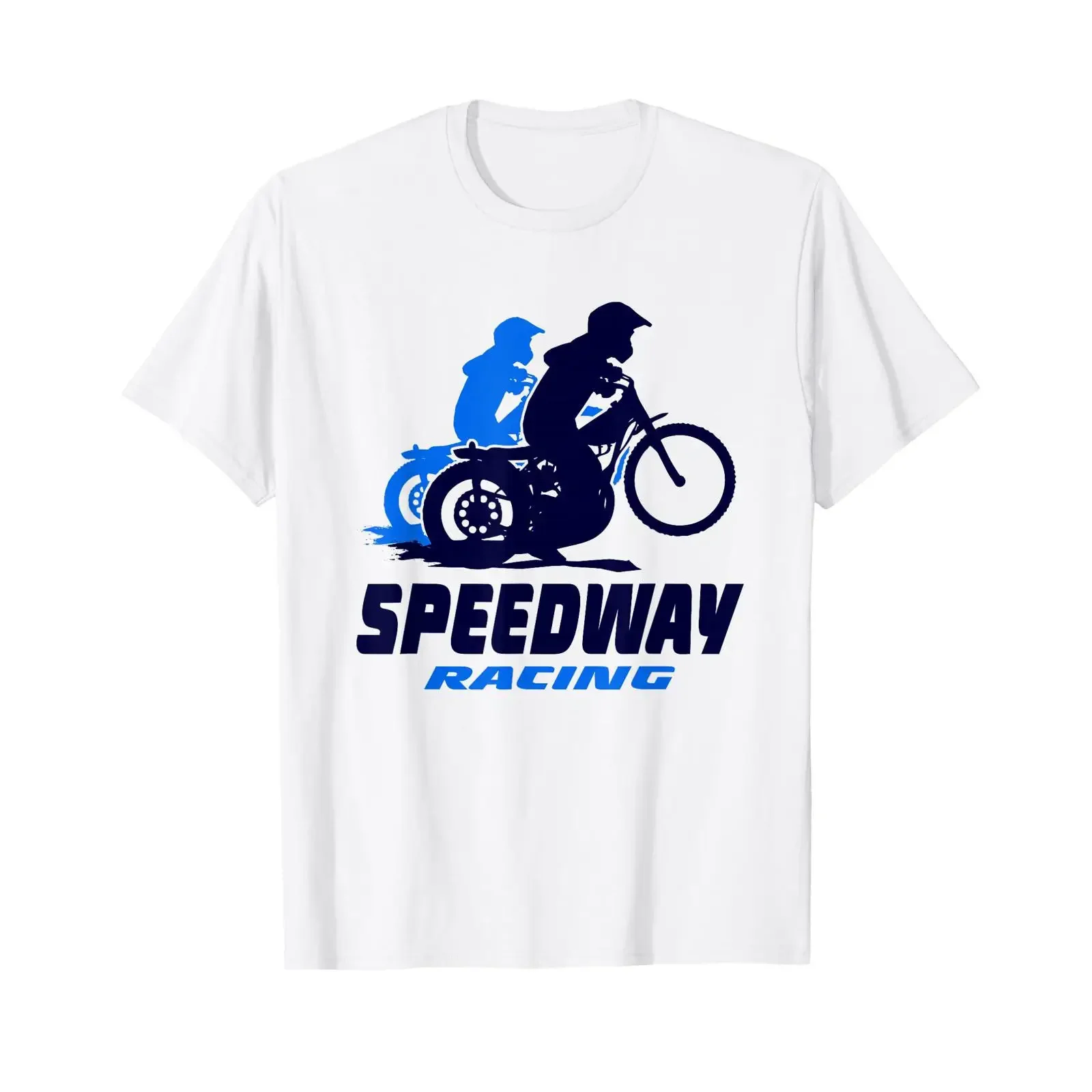 Motorcycle Speedway Racer T Shirt Flat Track vintage Washed designer clothes streetwear Unisex homme fashion Breathable Stylish