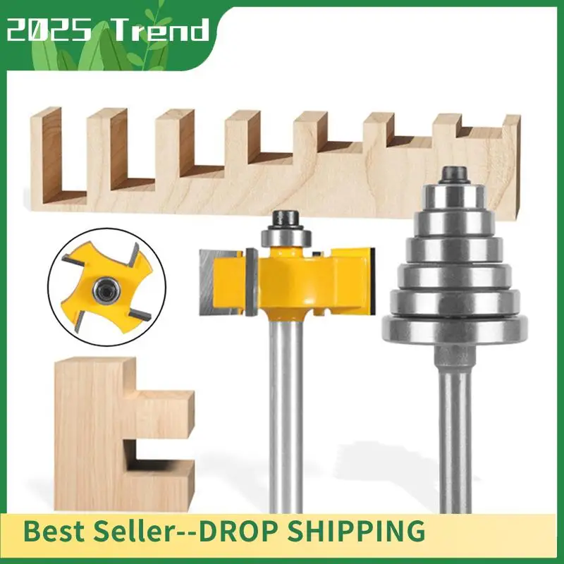 

AA14 New Woodworking Milling Cutter Tenon Knife 7 Sets Of Tenon Knife Adjustable Tenon Knife Engraving Machine