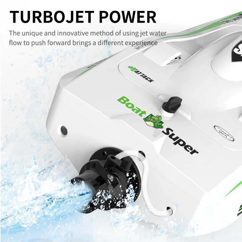 Rc Boats 40 Km/h 2.4G Turbojet Power,brushless Motor,long Lasting Endurance,sealed Waterproof,cooling System Rc Speed Boat Boy