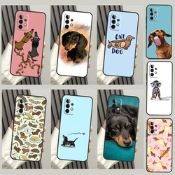 Dachshund Dog Case For Samsung Galaxy A54 A34 A12 A32 A42 A52 A13 A23 A33 A53 A73 A50 A51 A71 A14 Cover