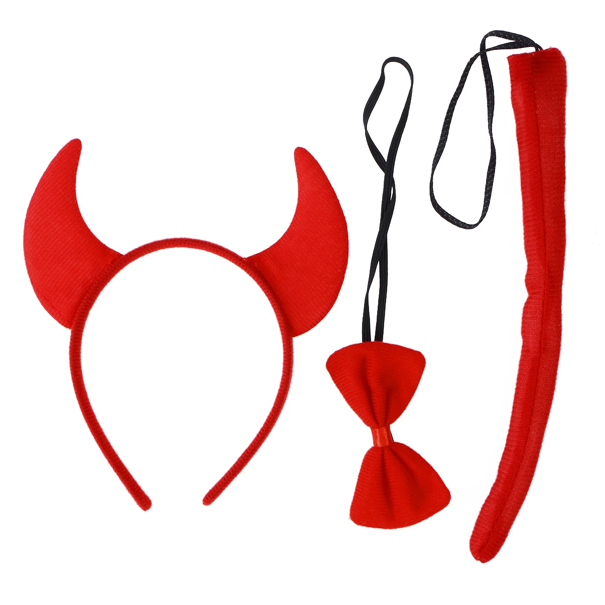 

3 Pcs Cartoon Headb Kids Dance Props Bull Horn Animal Hairb Costume Set Halloween Party Accessories Soft Material Elastic B