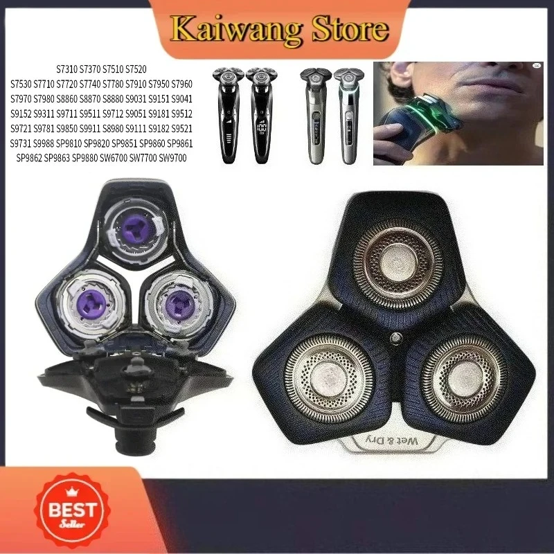 SH91 Replacement Blades Suitable for Philips Series 9000 Shaver Blade Head Honeycomb Shaver Razor Blade S9031 S9041 S9151 S9152