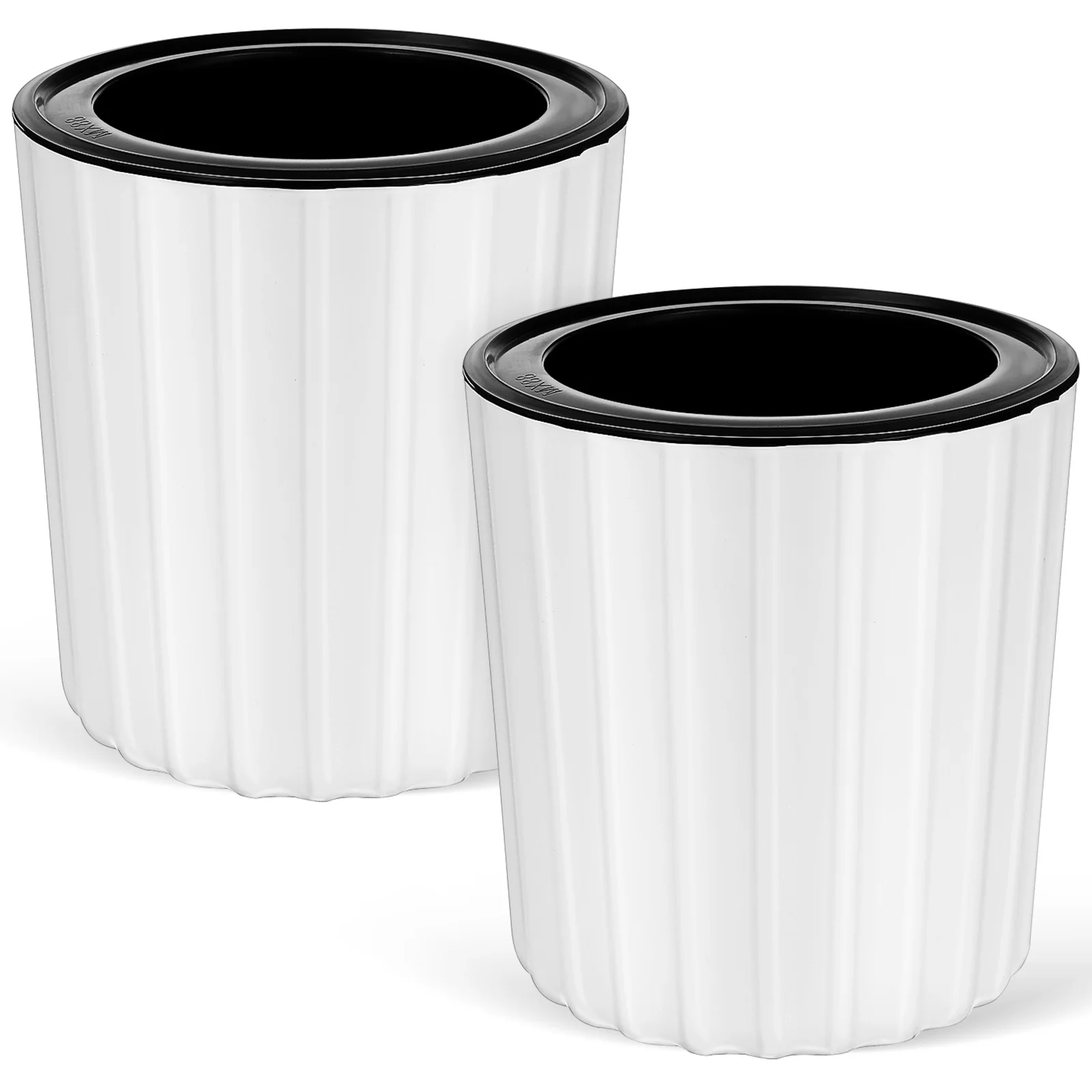 

2Pcs Self Watering Flowerpots Plastic Planter Pots Automatic Watering Pots for Indoor Outdoor Decorative Succulents Plants