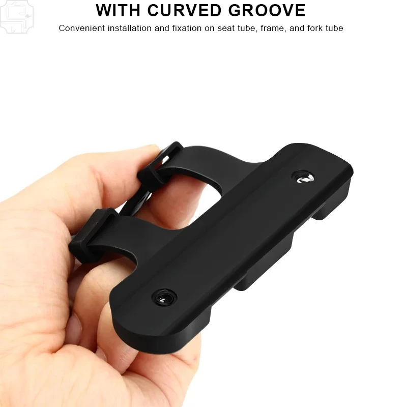 Bicycle Water Bottle Mount Adaptor Silicone Gel Bandage Kettle Cage Strap Seatpost Fork Frame Install Holder Adapter view 6
