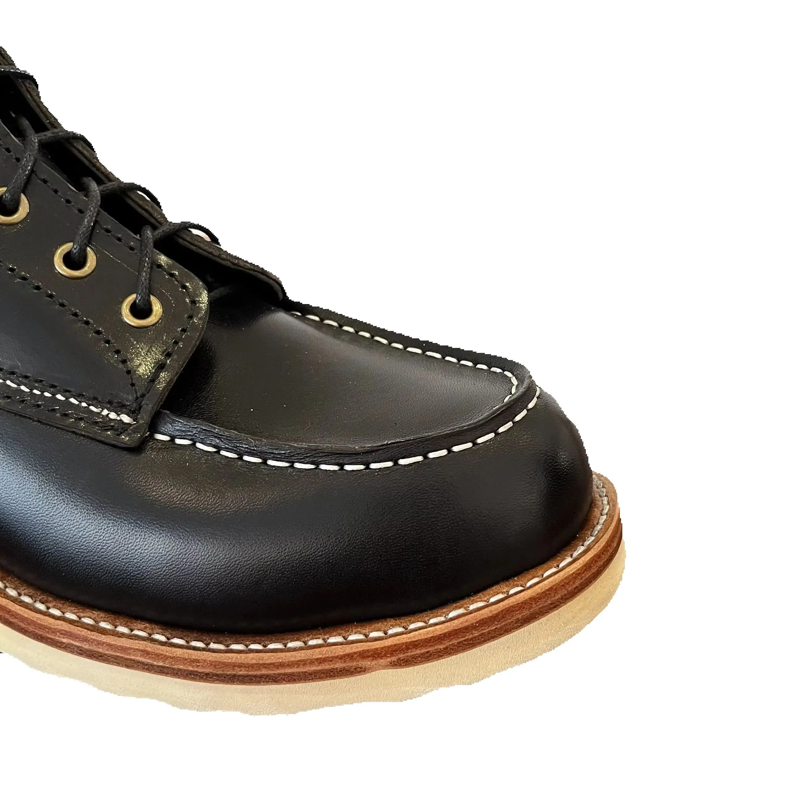 V750 RockCanRoll Size 35-52 Genuine Italian Vegetable Tanning Cow Leather Handmade Durable Goodyear Welted Biker Boots