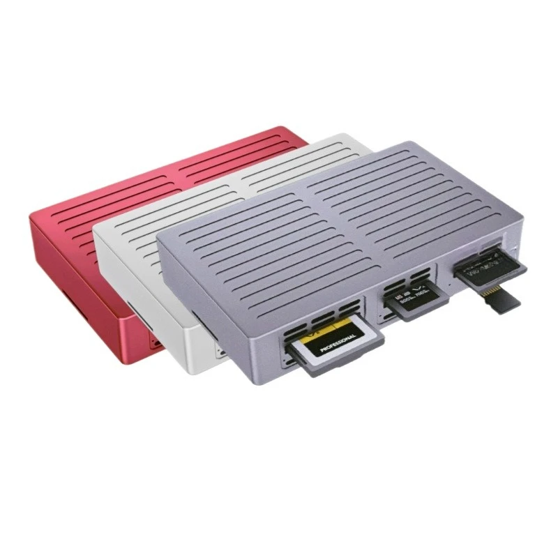 SSD4in1 card reader hard disk box iphone/mac card copying artifact suitable for lightning 345USB3