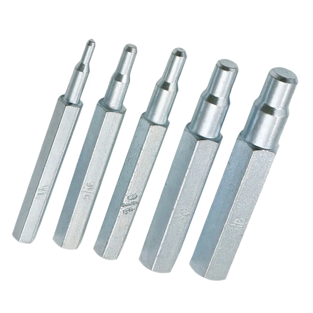 

5pcs Copper Pipe Punch Rod Aluminum Tube Expanding Tools Metal Accessories Cooling Rods Refrigeration Durable Professional