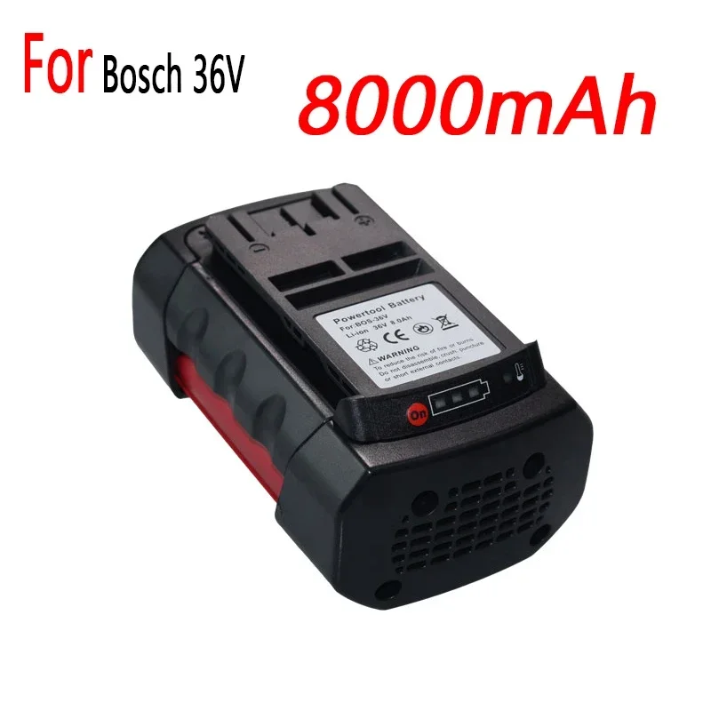 For BOSCH 8000mAh 36V Replacement Batteries Lithium-Ion Li-ion Rechargeable Battery BAT810 BAT836 BAT840 GBH36V-LI Power Tools