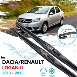 Car Front Wiper Blades for Dacia Renault Logan 2 2013 2014 2015 II Windscreen Windshield Brushes Washer Car Accessories 20