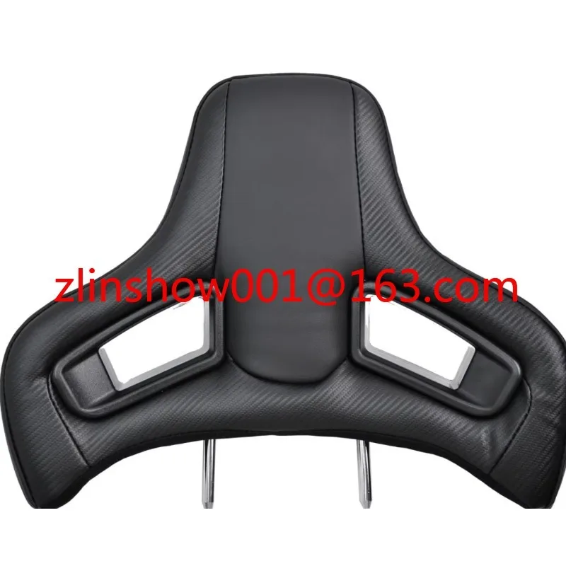 black stripe/red Customization High Quality OEM PU Leather Headrest Sport Car Seat