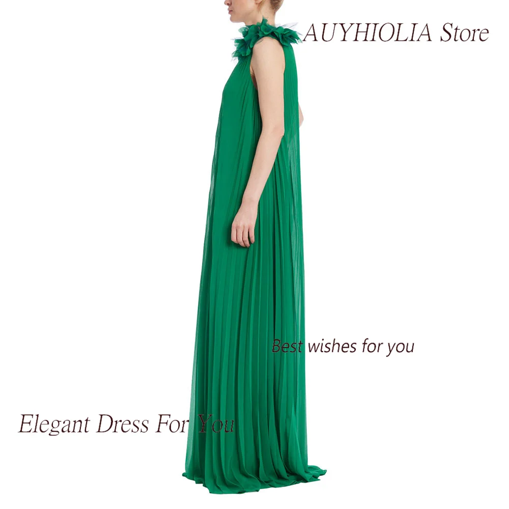 Chiffon Evening Dresses For Sexy Women 2024 정장원피스 Vestidos de festa Elegant One-Shoulder Formal Solid Cocktail Party Gowns