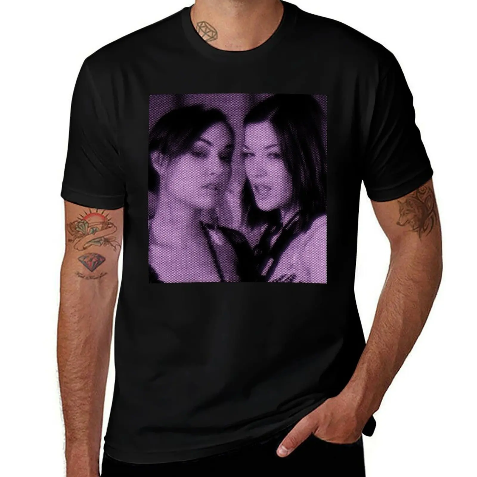 Sasha Gray & Stoya T-Shirt Plus Size Everyday Tee Shirt T-Shirt
