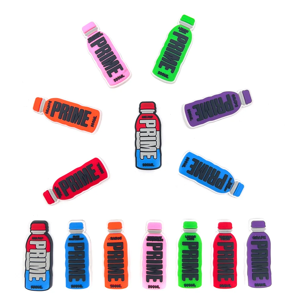 14pcs bottle series Shoe Accessories Shoe Charms Shoe buckle PVC Sandals Decoration - Shoe Charms Gifts