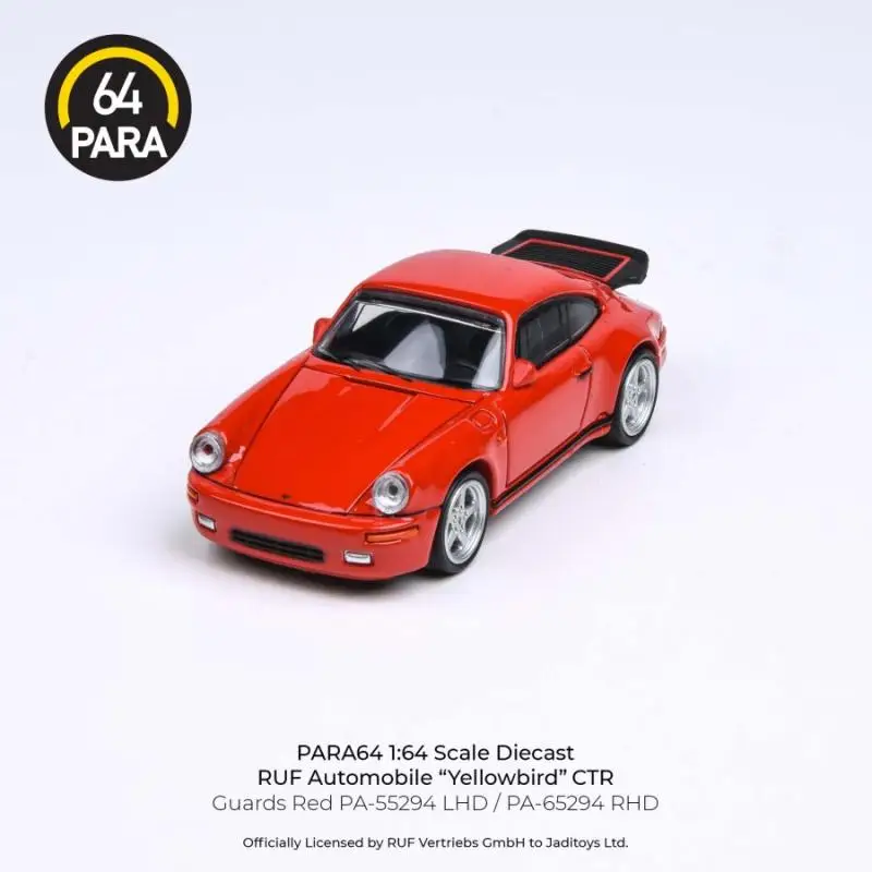 Para64 1:64 modello di auto giocattolo RUF CTR 911 regali di visualizzazione del veicolo pressofuso in lega