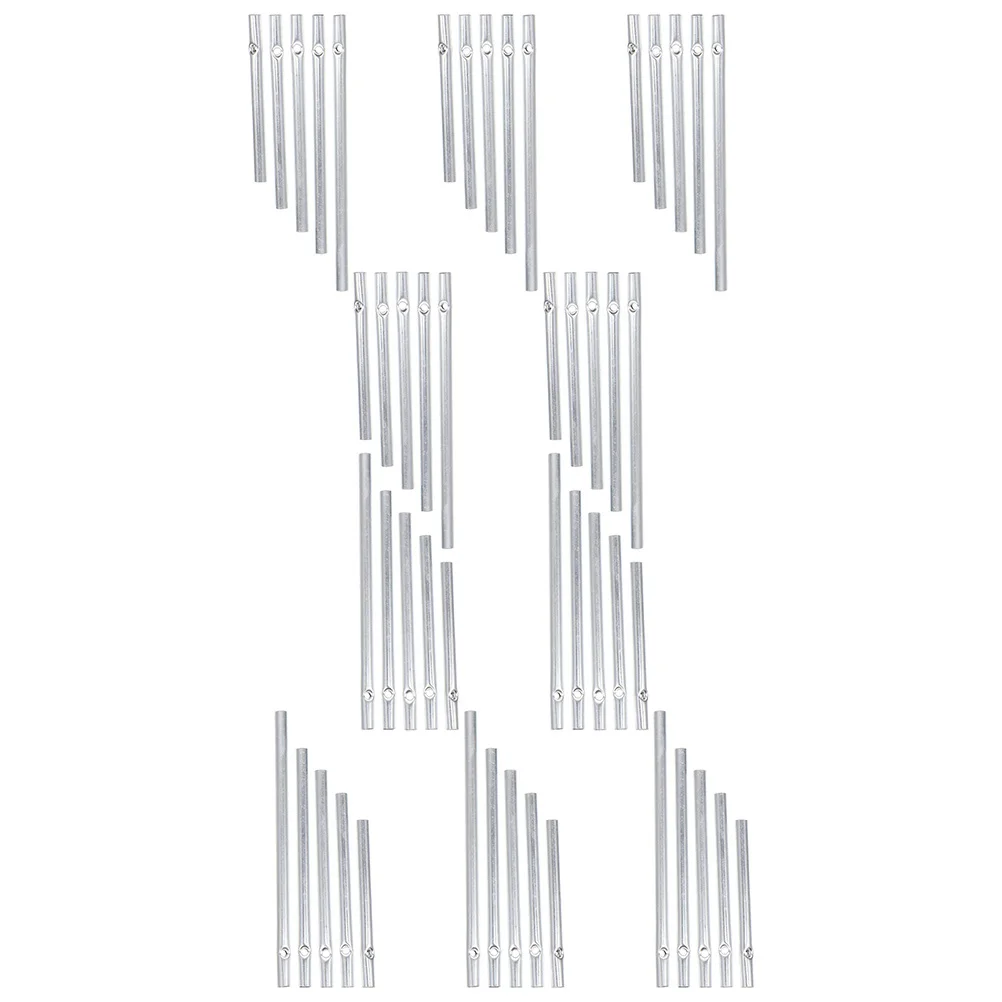

50pcs Wind Materials 6mm Wind Chime Tube Diameter 7 to 11 5cm Aluminum Tubes DIY Supplies Home Decor Accessories
