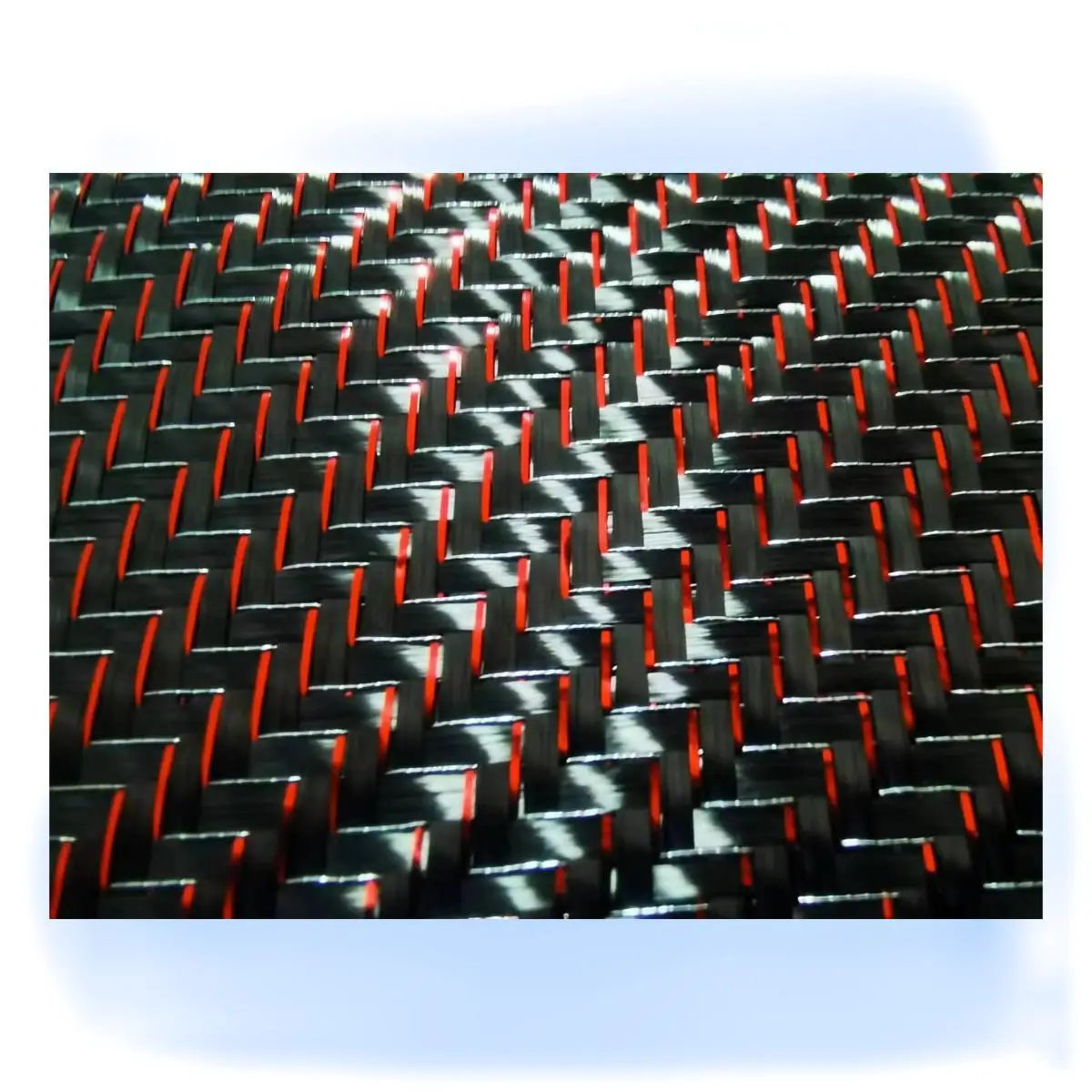 3K240G red-silver double-wire Twill DIY automotive interior decoration helmet refitted carbon fiber cloth