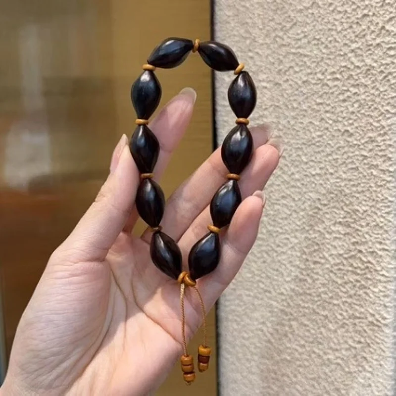 

New model of all-purple olive pits hand-held Buddhist beads jewelry men and women,