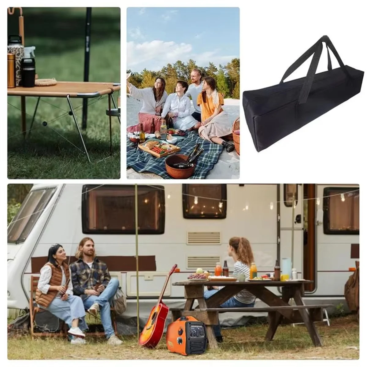 A77I 운반 가방 대형 보관 가방 600D 옥스포드 천 야외 쿠션 보관 가방 접이식 해변 운반 가방