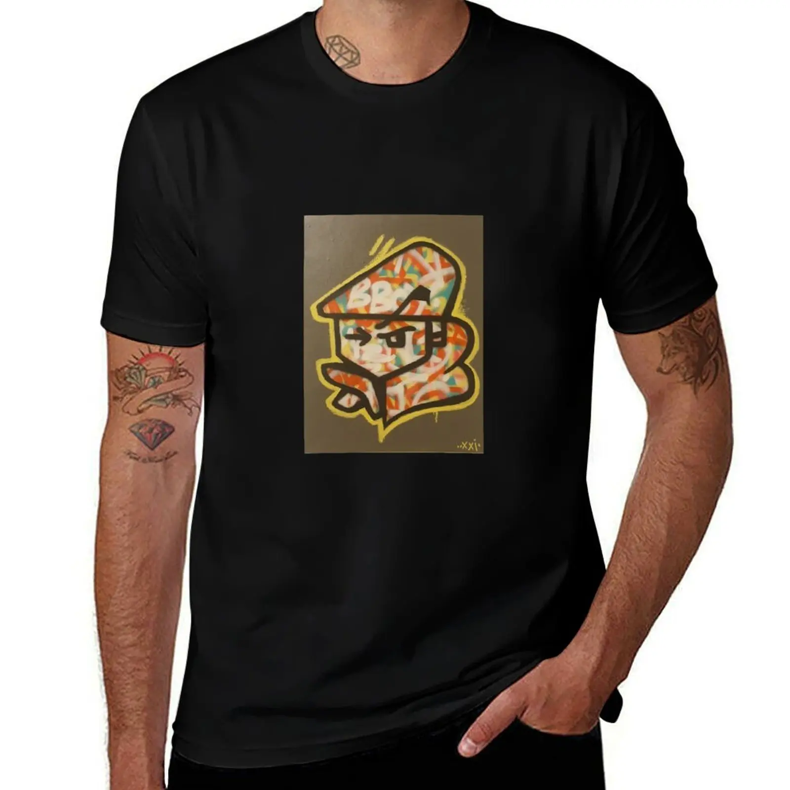Bboy tag T-Shirt Breathable Basic Cotton T-Shirt