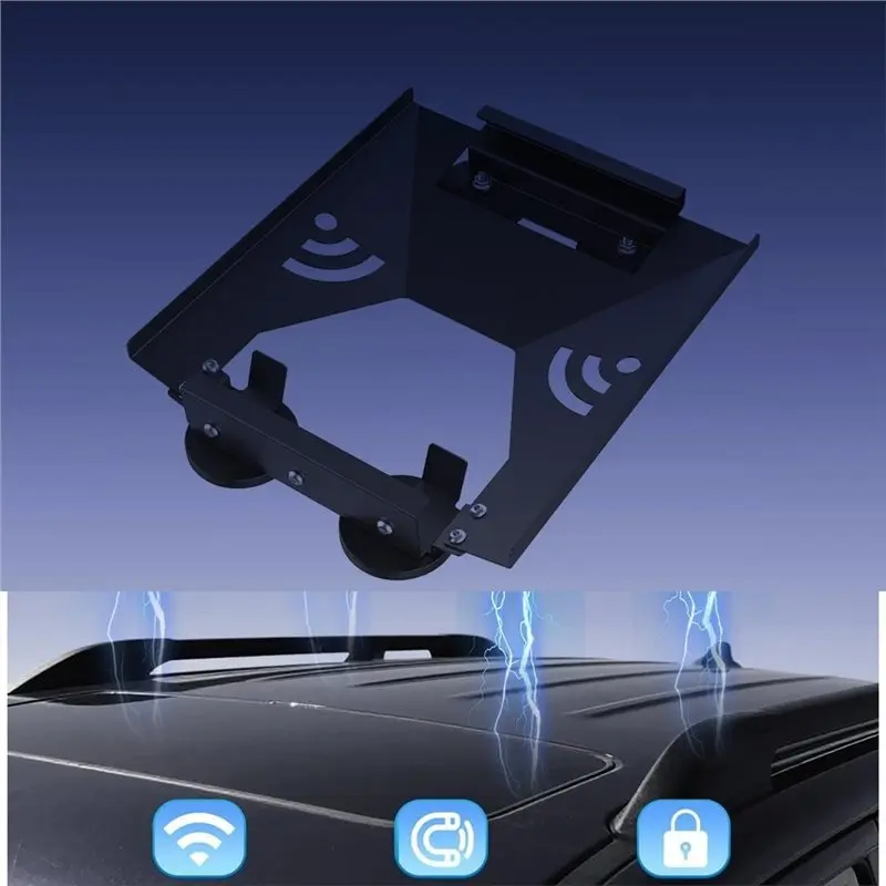 Magnetic Vehicle Mount For Starlink Mini With Roof Racks-N25R