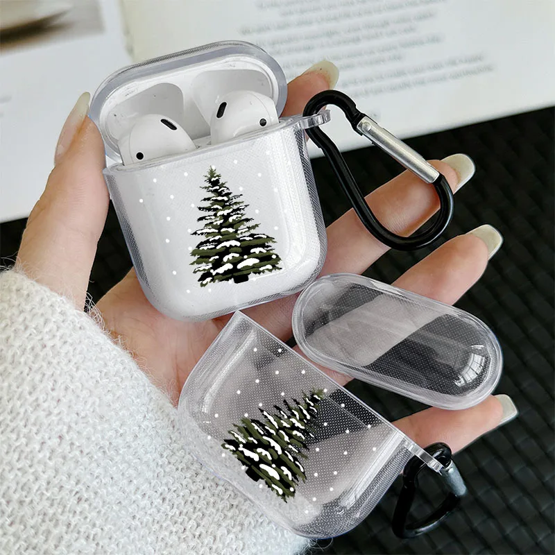 Kerstboom Polka Dot Patroon Hoofdtelefoon Cover voor Airpods 1or 2 3 4 Oortelefoon Case voor Airpods Pro 2 en Pro Schokbestendige Cover