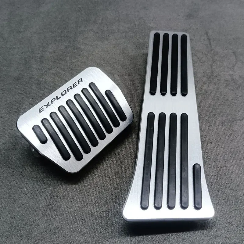 تعديل داخلي لدواسة الوقود Ford 13-23 Explorer، فرامل معدنية مضادة للانزلاق، دواسة الراحة #4