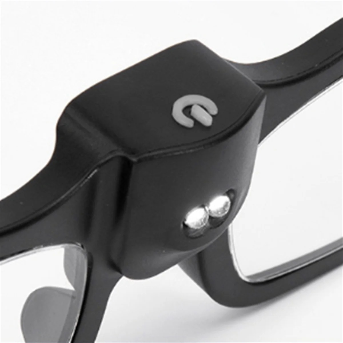 ABJZ 2 مصابيح LED نظارات نوع نظارات مكبرة المعادن المغلفة البلاستيك الساقين كبار السن مضيئة طول النظر الشيخوخي نظارات القراءة