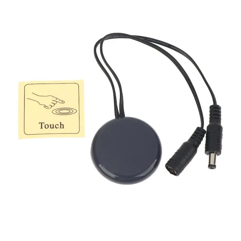 Dc Power Touch Sensor Switch Module Self Adhesive Touch Control Cable With DC Jack Connector For Cabinet LED Light DIY Project