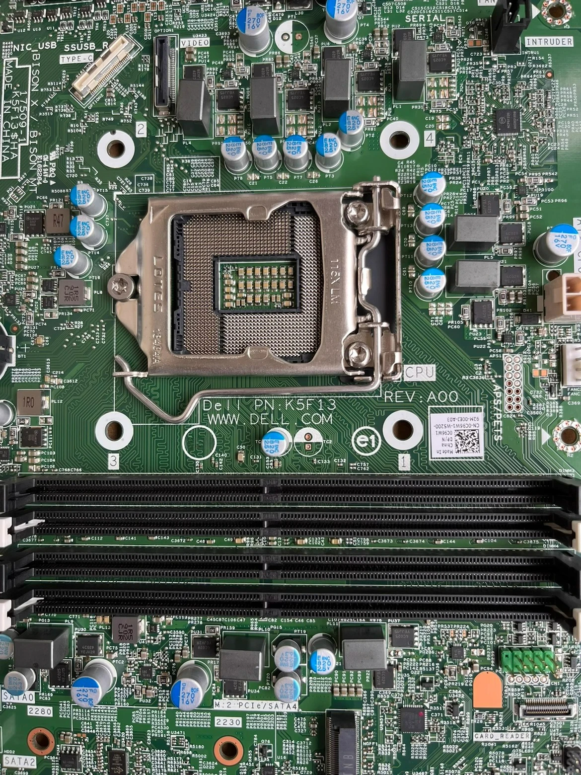 OptipLex 7060 Tower MT main board K5F13 C96W1 17509-1 8th generation For DELL  (store no. 0507)
