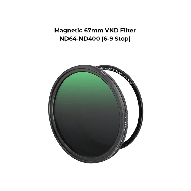 2026 For SmallRig Magnetic 67mm VND Filter ND64-ND400 6-9 Stop Adjustable VND Filter Magnetic Attachment 5169
