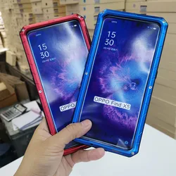Imatch Aluminum Metal Silicone Shockproof Case For Oppo Find X6 X5 Pro Find X3 Pro Heavy Duty Armor Protection Hard Phone Cover