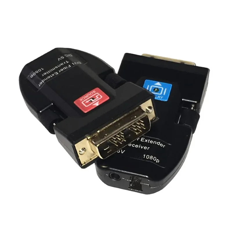 Uncompressed DVI fiber optic extender 4K single-fiber DVI/HDMI digital mini optical transceiver with LC port 1080P