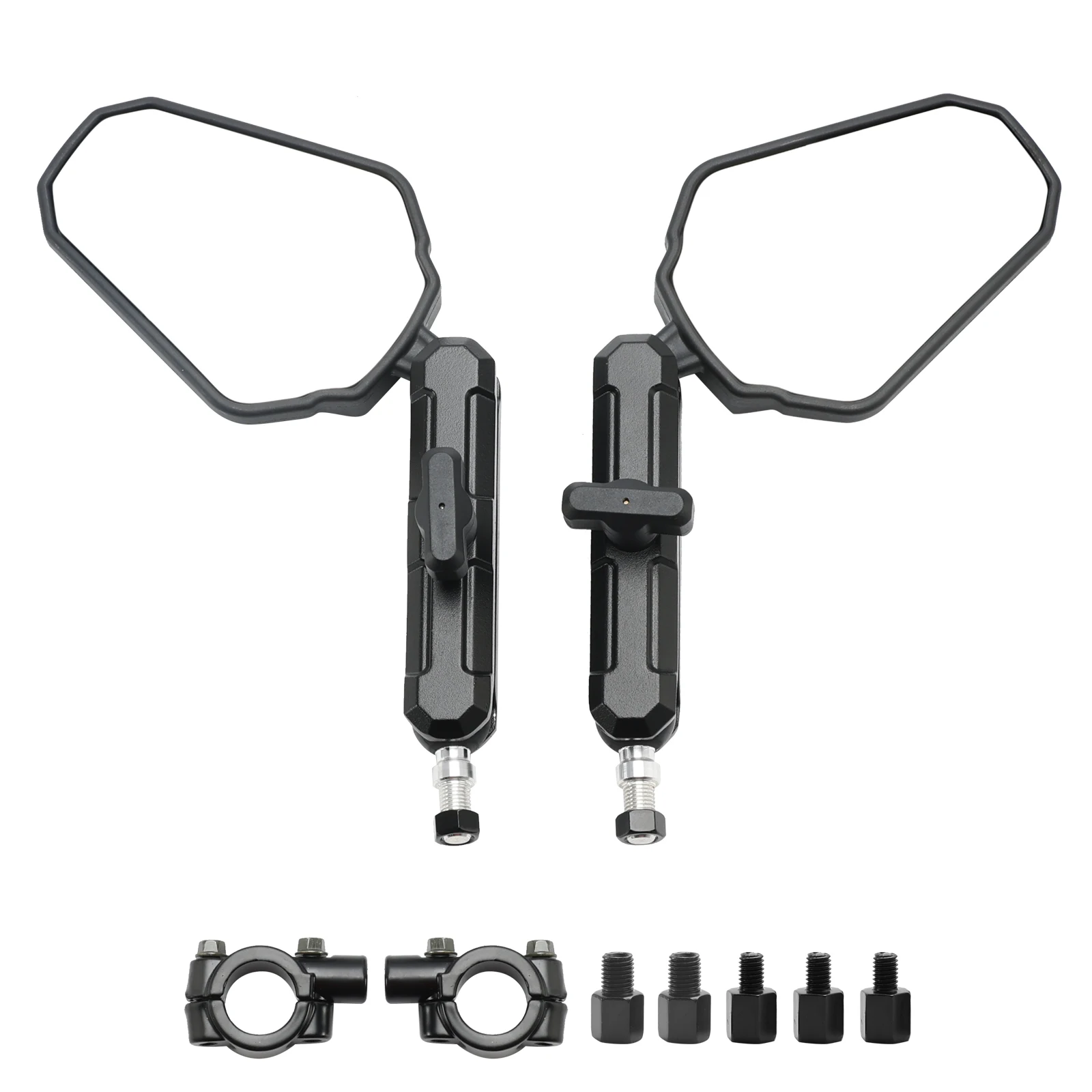 Artudatech Long Arm Mirrors Enduro Mirror Kit For Adventure, Touring & Dual Sport Bikes