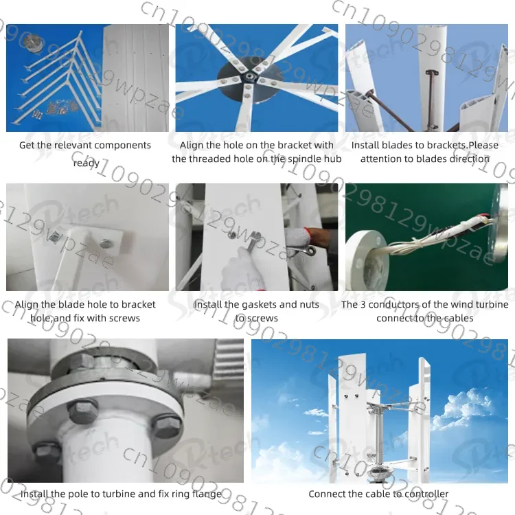 Good Quality 1000w 2000w 3000w - огляд і ціна Mini Wind Turbine Vertical