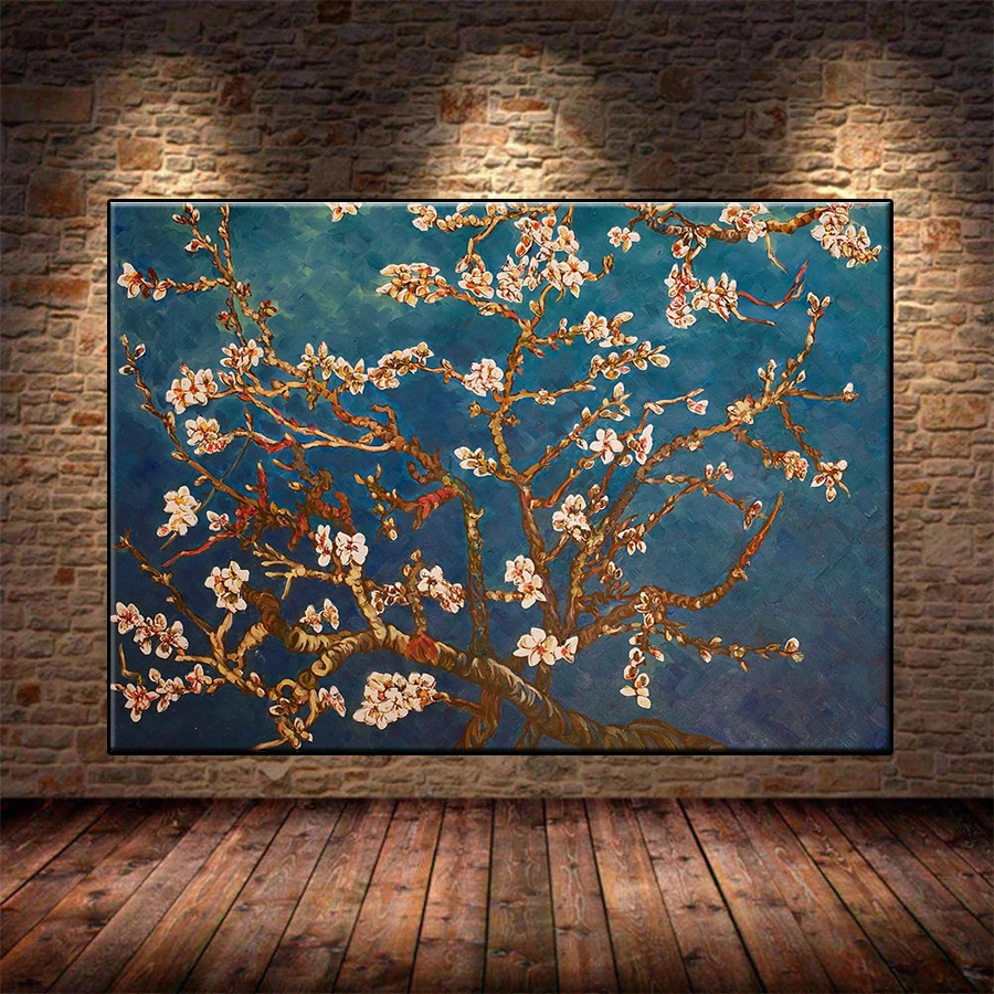 5D DIY Diamond Embroidery Famous Van Gogh Art Ginkgo Tree Diamond Mosaic Rhinestone Art Painting Needlework Handicraft