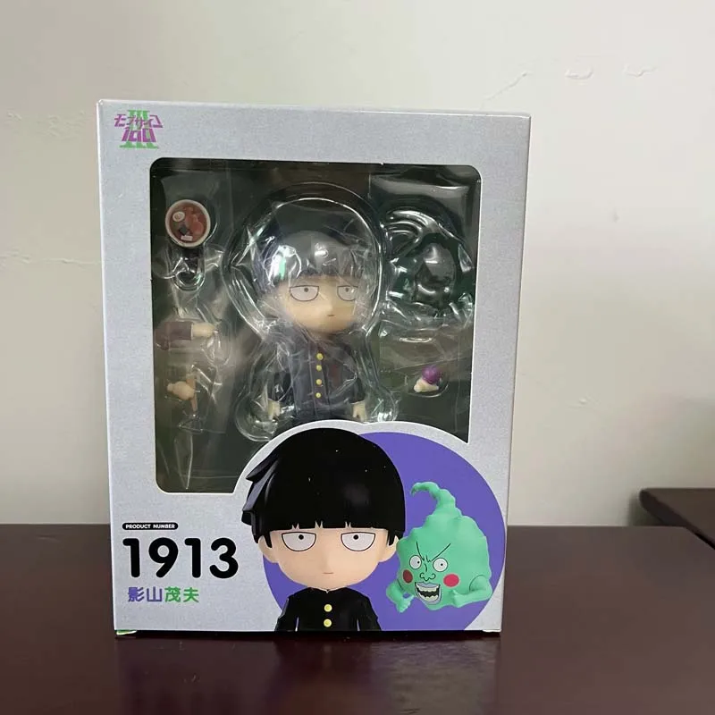 Anime Figure 1922 Mob Psycho 100 III Arataka Reigen 1913 Shigeo Kageyama Action Figure Model Toys Joint Movable Doll Desk Decor