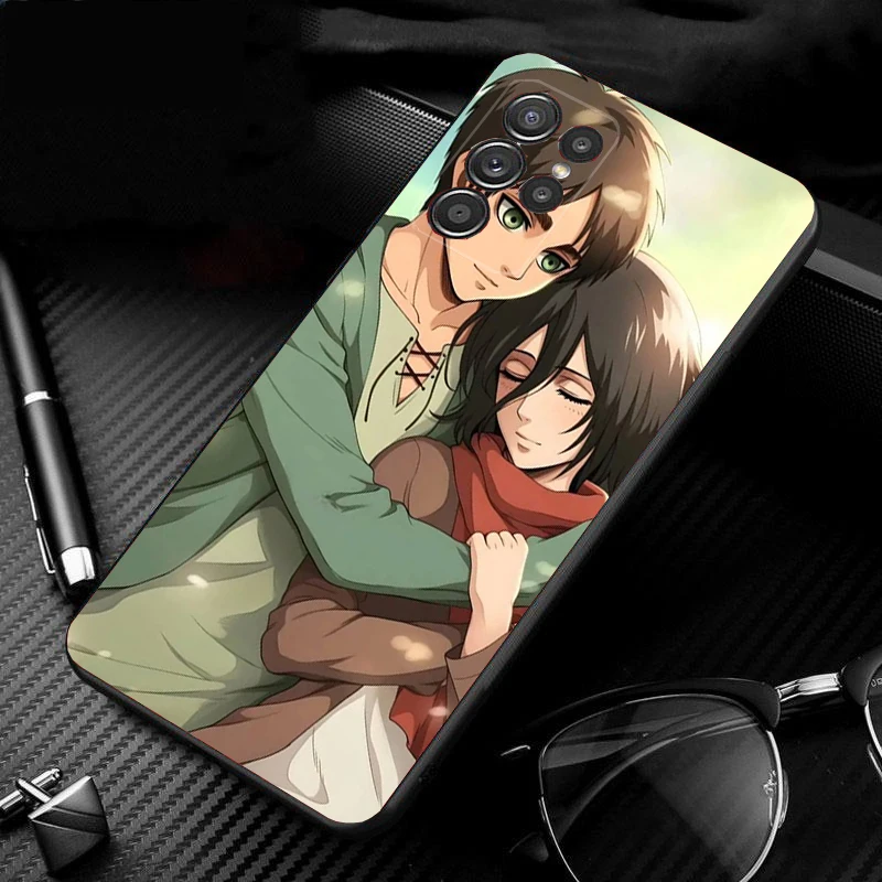 

Mikasa ackerman and eren yeager Phone Case For Samsung Galaxy S25 S24 S23 S22 S21 Ultra S24 S23 S22 S21 S25 Plus S24 S20 FE