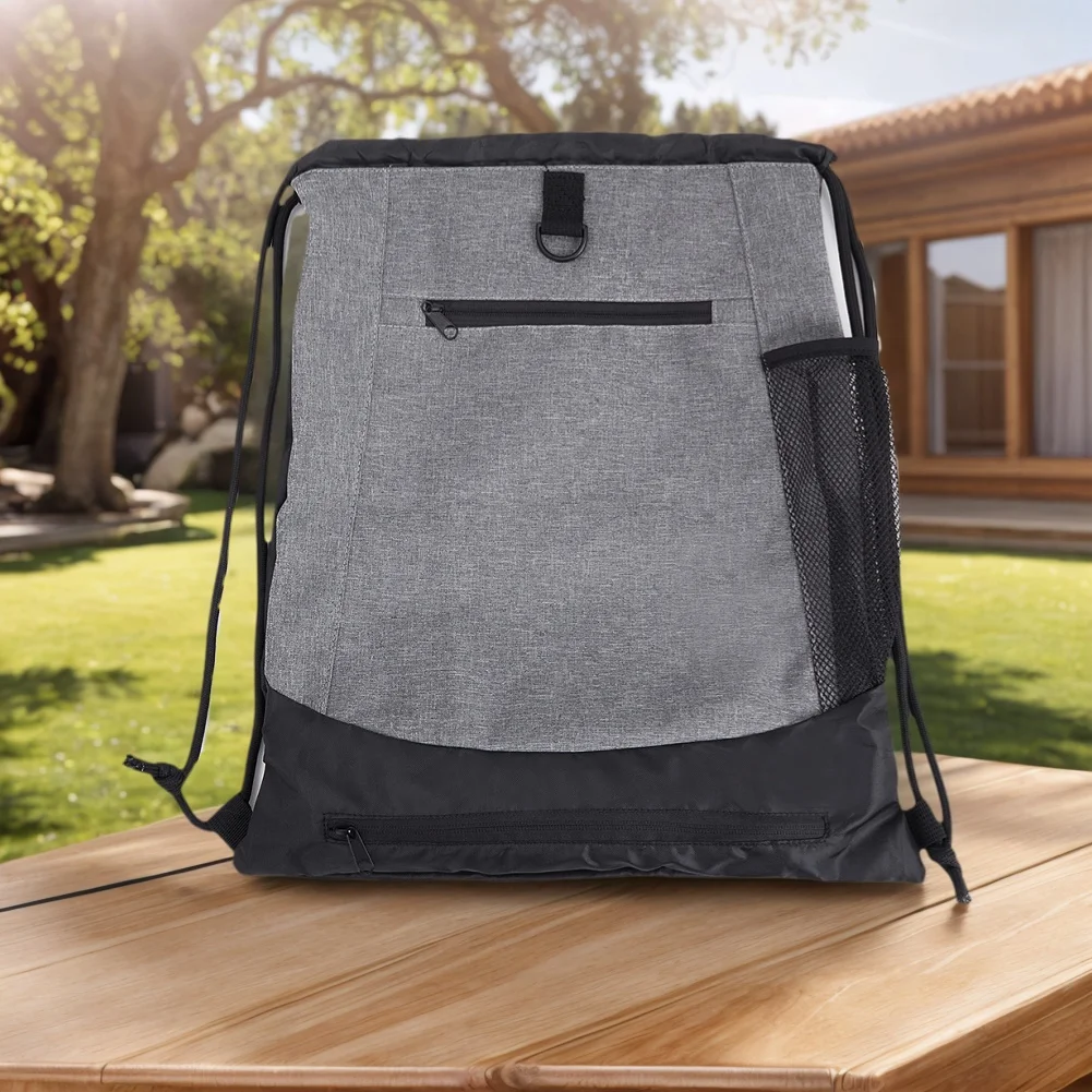 Foldable Soccer Backpack with Detachable Mesh Bag Sports Sack Bag Wear Resist Nylon Ball Backpack Volleyball Baseball Yoga Bag view 2