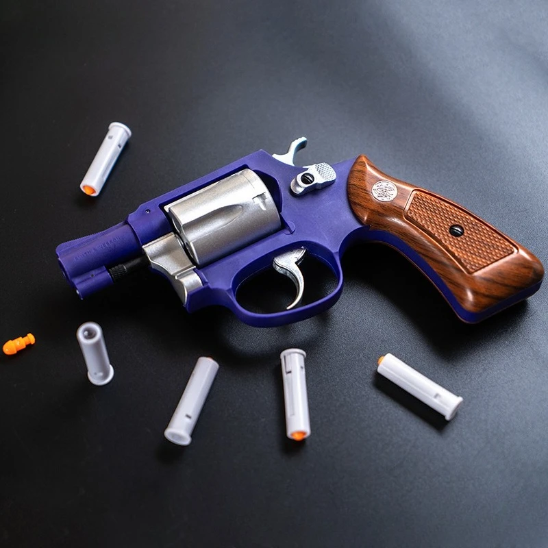 

Револьвер M36 с мягкой пулей, механический быстрый огненный металлический цилиндр, коллекционное издание, игрушечная модель для мальчиков