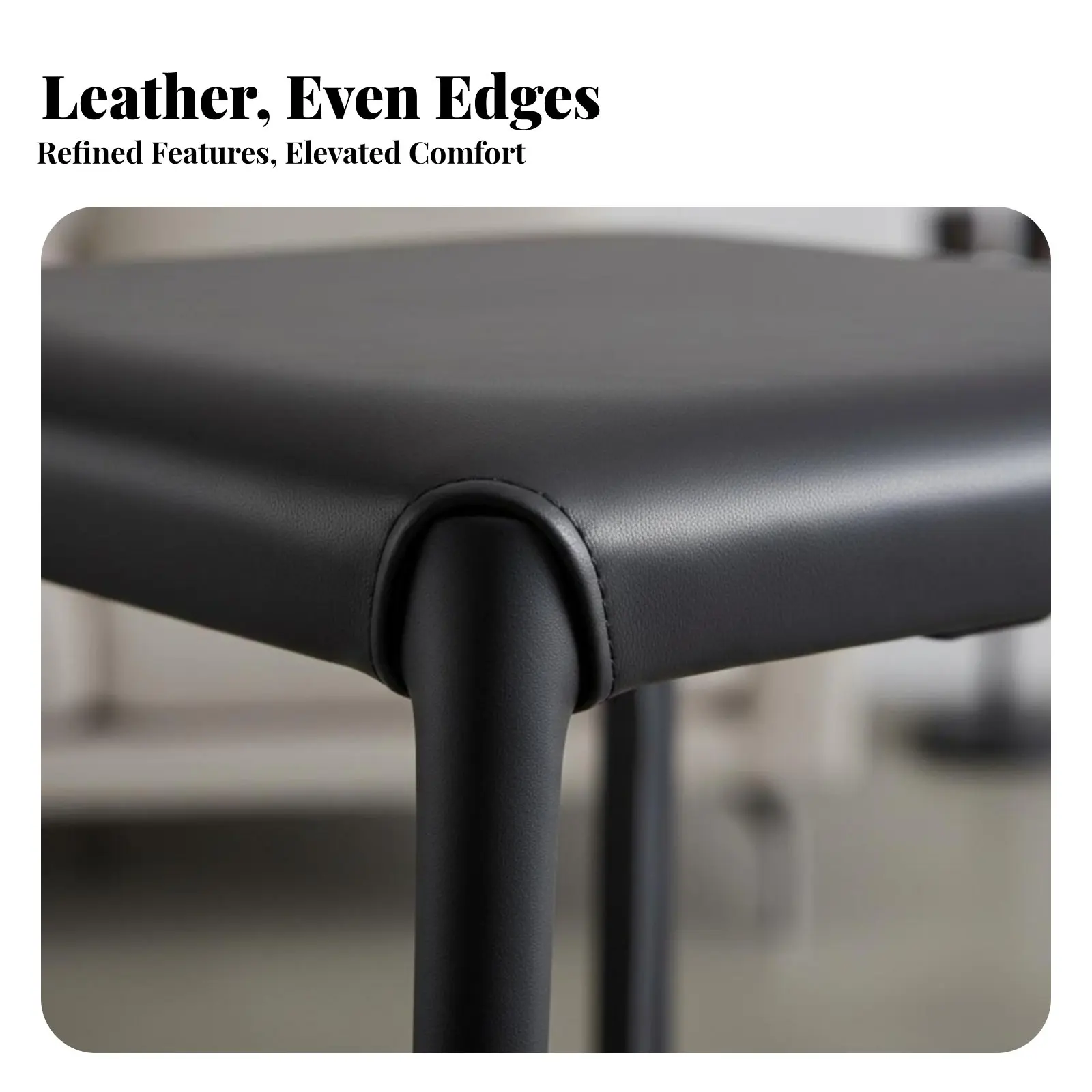 Stackable Saddle Stool Space-Saving Backless Saddle Stool Modern Design Long-Lasting Construction for Homeowners, Bedroom