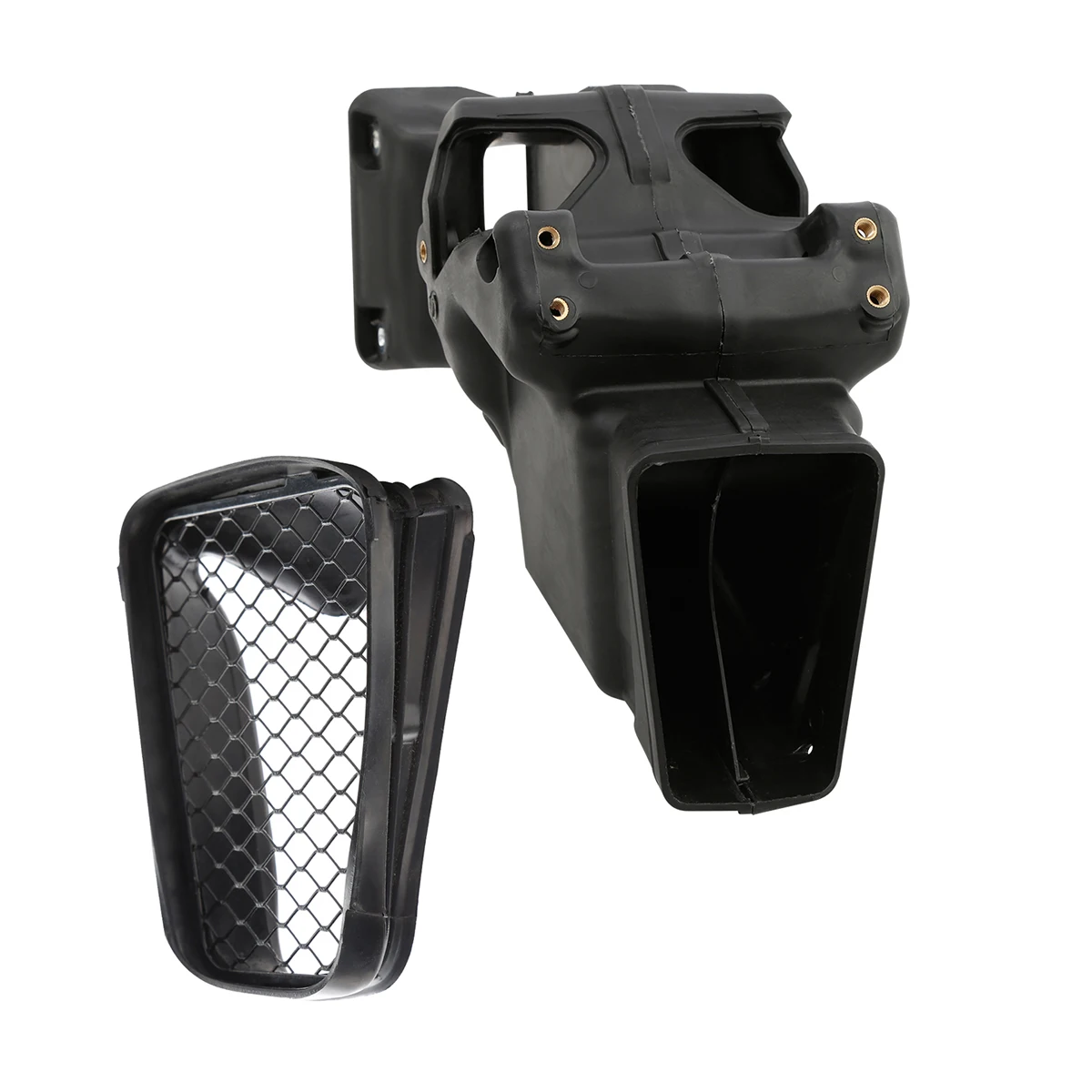 

For Honda CBR600RR CBR 600RR 2007-2012 Motorcycle Black Ram Air Intake Tube Duct Pipe Rubber Mesh
