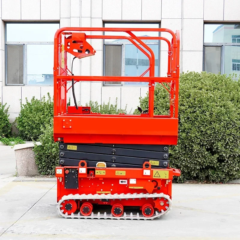 Hydraulic Self-Propelled Scissor Lift Platform Aerial Work Platform Mini Electric Work Lifting 6m 8m 12m Easy To Operate