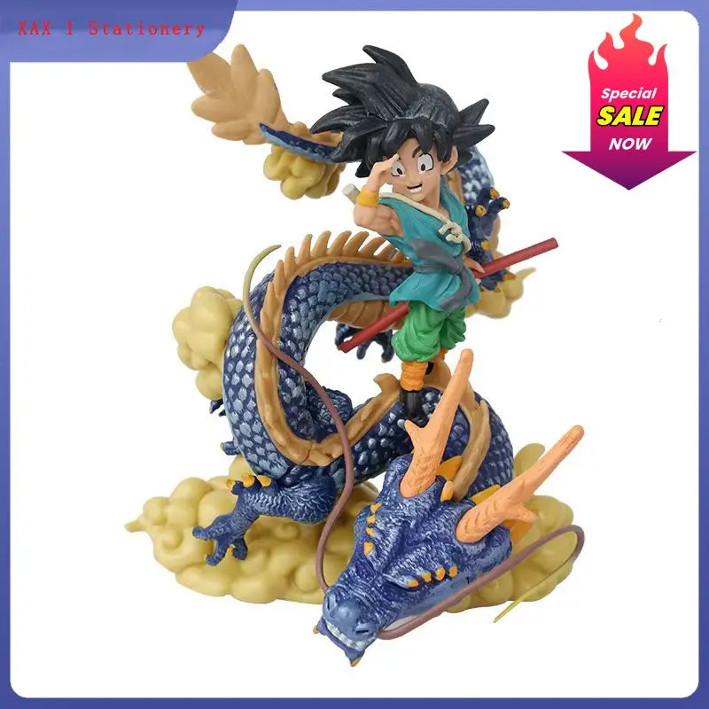 

13cm Dragon Ball Anime Figure Goodbye Goku Shenron Gt Son Goku Super Saiyan Pvc Action Figure Collection Statue Model Toys Gift