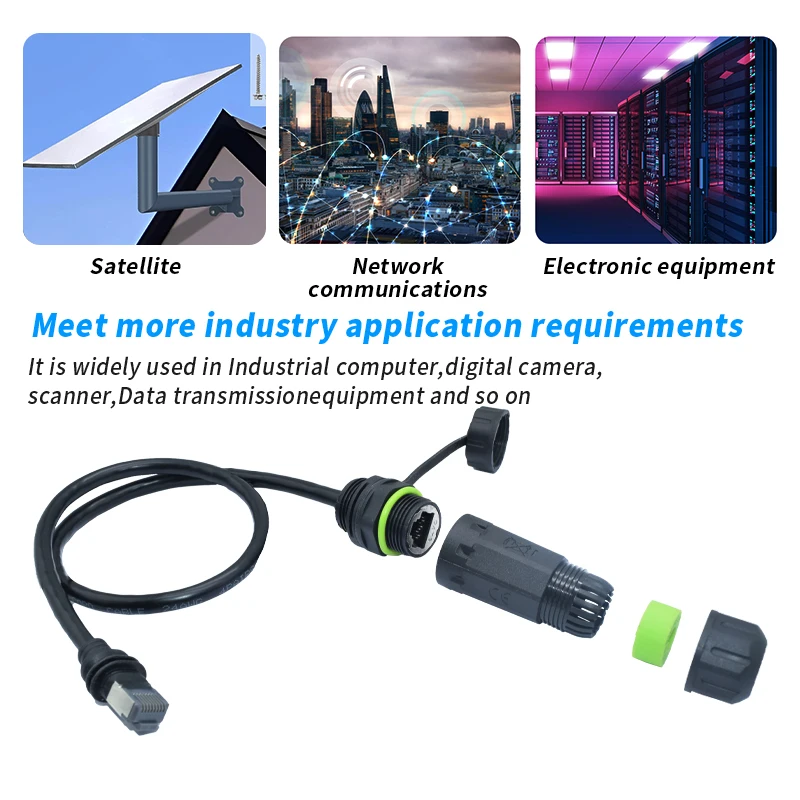 Starlink Gen 3 إلى CAT6 كابل موصل لا تأخير نقل البيانات كابل إيثرنت عملي لـ V3 المهنية في الهواء الطلق 0.5/1 متر