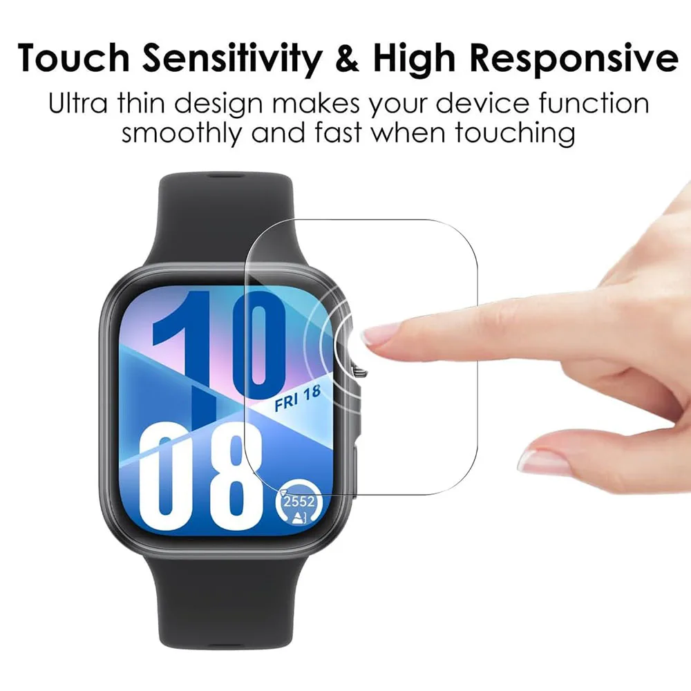 3PCS/lot Soft Hydrogel Protective Film For Huawei Watch Fit 4 Fit4 Pro Screen Protector Full Cover Guard Protection Anti-scratch